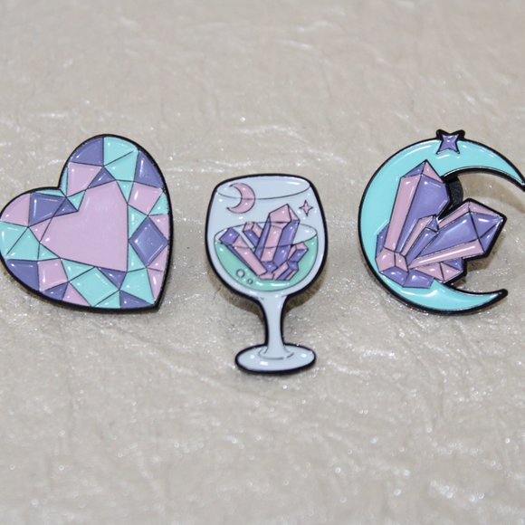 Celestial Enamel Pin Bundle (All 3 count as 1
Item) - Picture 2 of 6